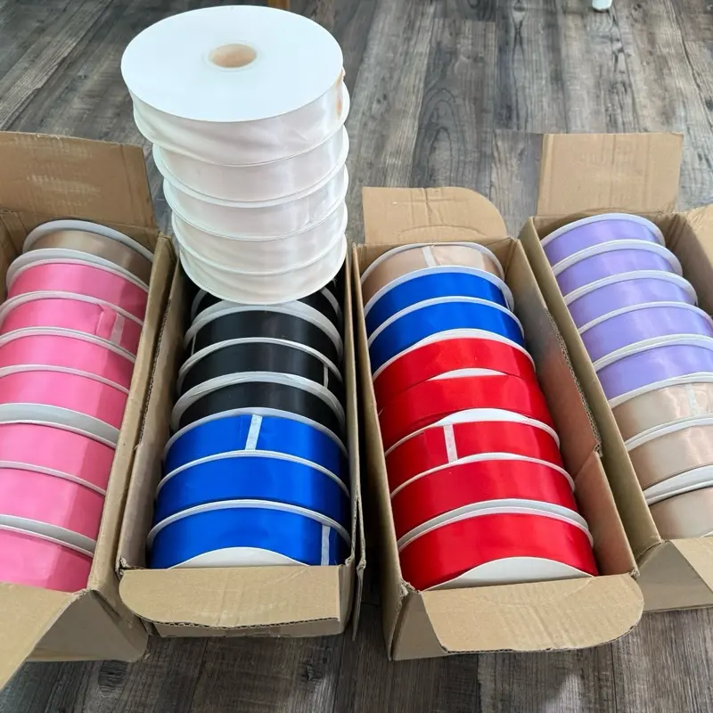 Double-sided ribbon 100 yards perfect for roses or bows