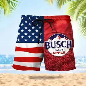 Short Busch L!ght Apple - Beach Shorts for Men Summer Shorts