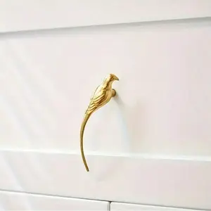 Bird Cabinet Handle, Personalized Wardrobe Pull, Creative Simple High-End Wine Cabinet Drawer Door Handle, Includes Installation Hardware