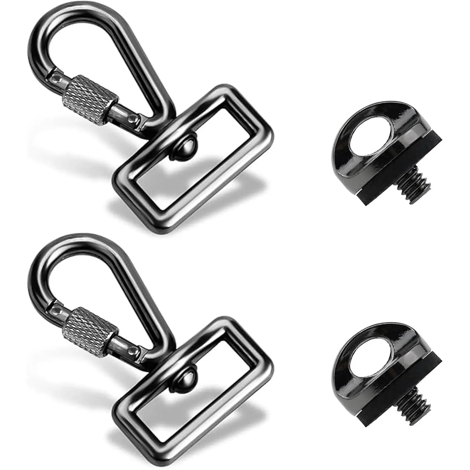 Quick Install Metal Screws Camera Quick Release Set SLR Camera Shoulder Strap Hook Set Camera Clip Ring Camera Screws for Camera Neck Shoulder Strap Sling Accessories Standard