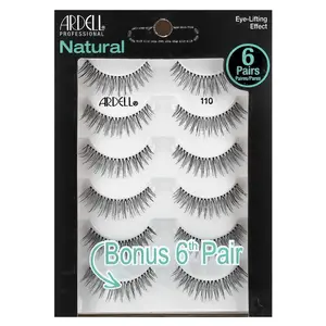 Ardell Natural Lashes, 110, 6 Pairs
