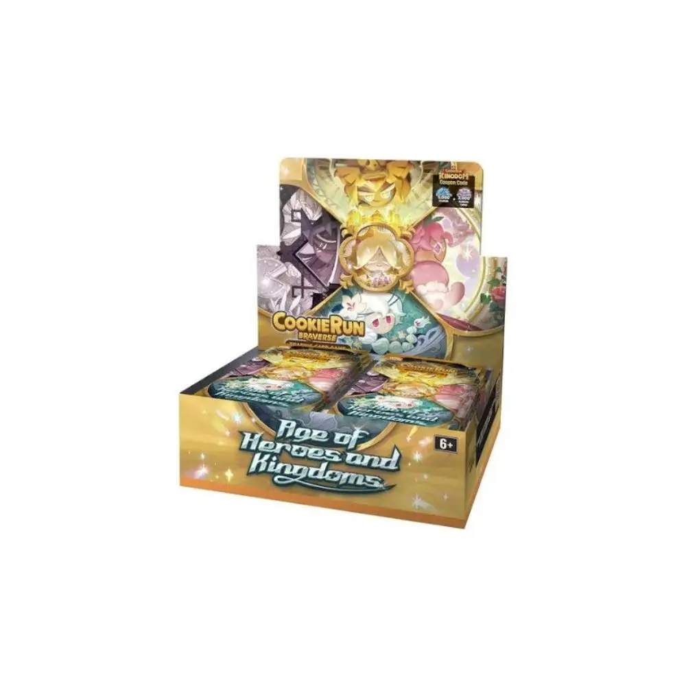 CookieRun Braverse TCG Age of Heroes and Kingdoms Booster Box - TikTok Shop CookieRun Braverse TCG Age of Heroes and Kingdoms Booster Box - TikTok Shop