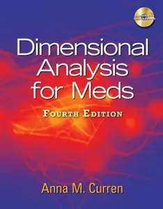 USED-Dimensional Analysis for Meds [With CDROM] by Curren, Anna M. (Paperback)
