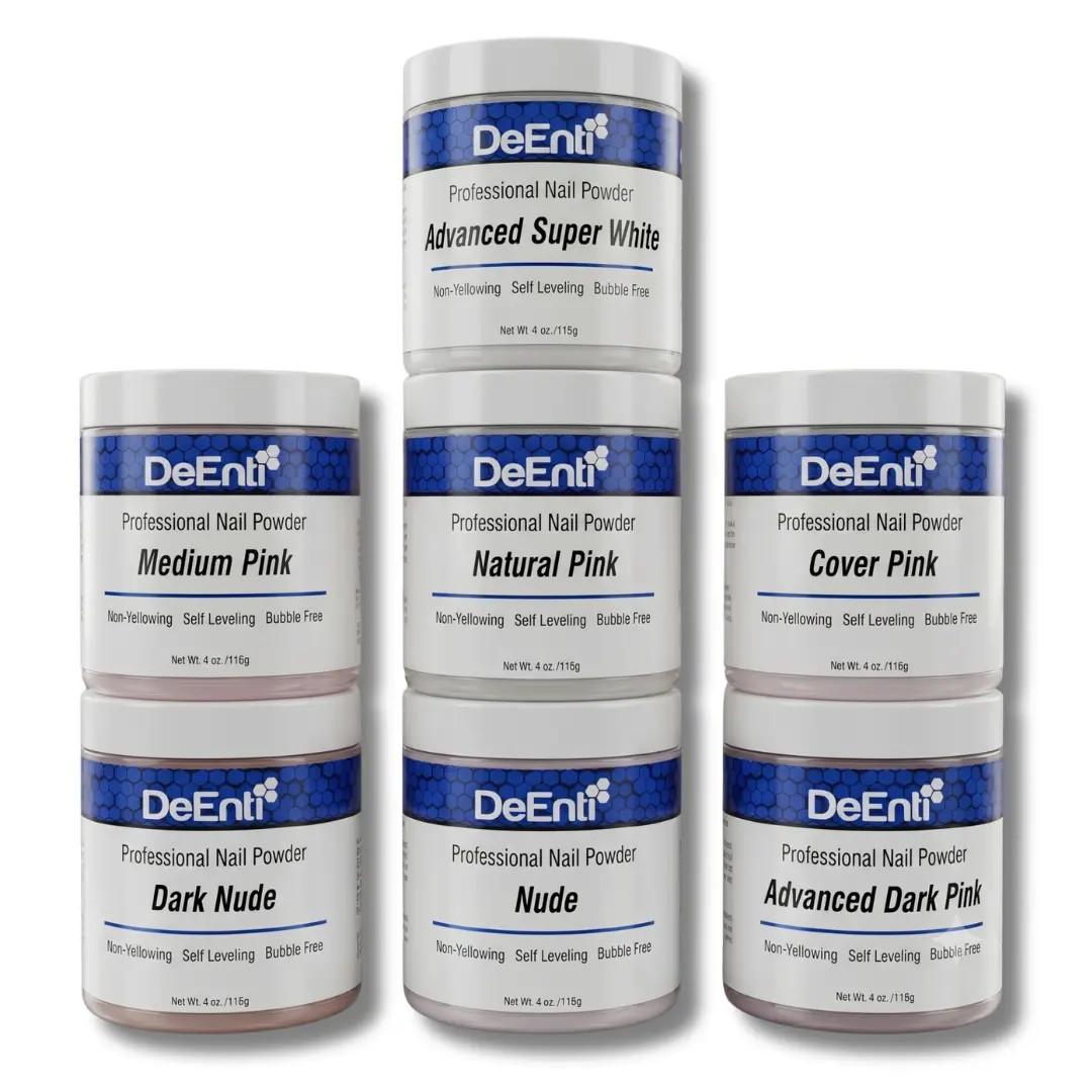 DeEnti 4 oz Classic Professional Acrylic Nail Powder - Smooth, Consistent, Salon Quality Acrylic Powder Dip for Manicure, Nail Art, Fake Nails, Nail Carving