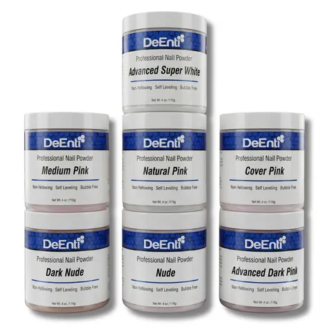 DeEnti 4 oz Classic Professional Acrylic Nail Powder - Smooth, Consistent, Salon Quality Acrylic Powder Dip for Manicure, Nail Art, Fake Nails, Nail Carving