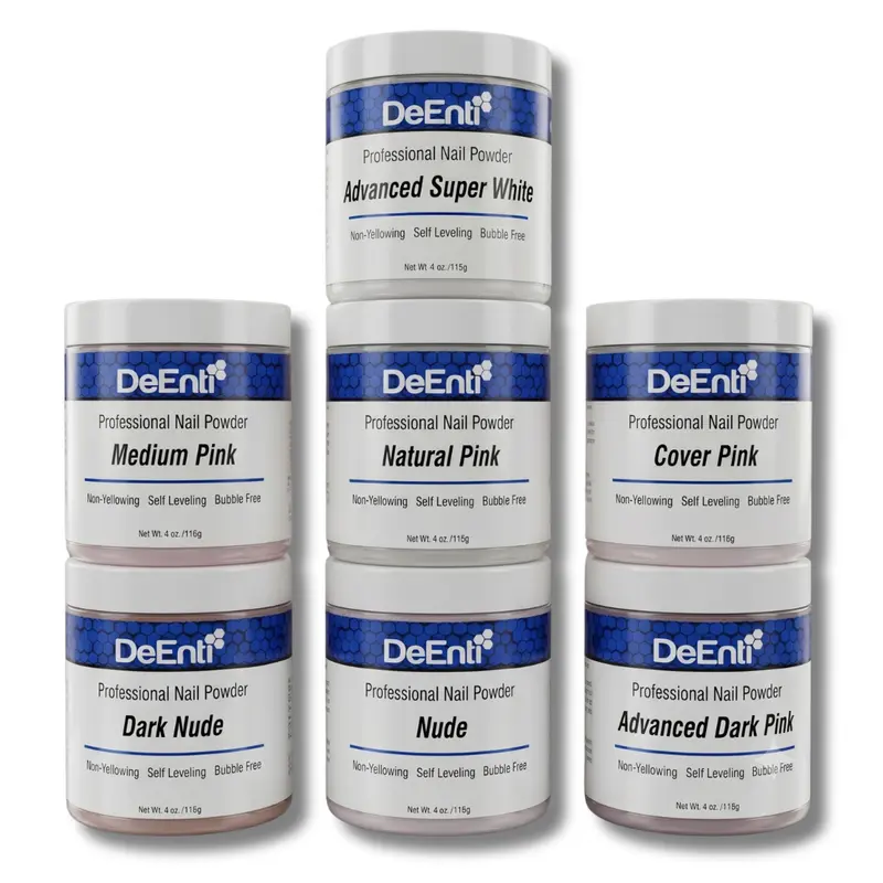 DeEnti 4 oz Classic Professional Acrylic Nail Powder - Smooth, Consistent, Salon Quality Acrylic Powder Dip for Manicure, Nail Art, Fake Nails, Nail Carving