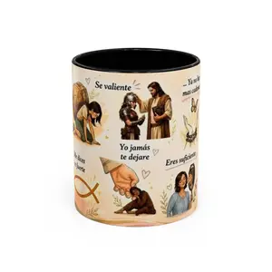 Spanish Scripture Encouragement Mug | Accent Coffee Mug