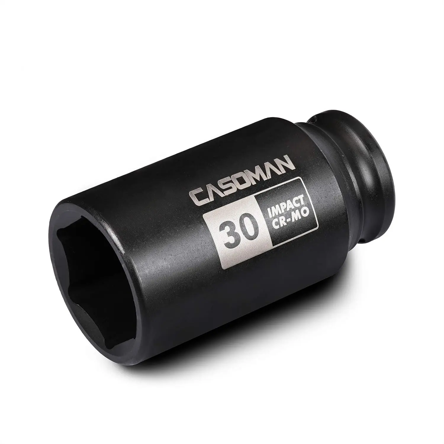 30mm 1/2" Drive 6-Point Fit Deep Impact Socket - CR-MO Steel Mechanic Tool for Axle Shafts Nut Removal, Millimeters Socket for Mechanics