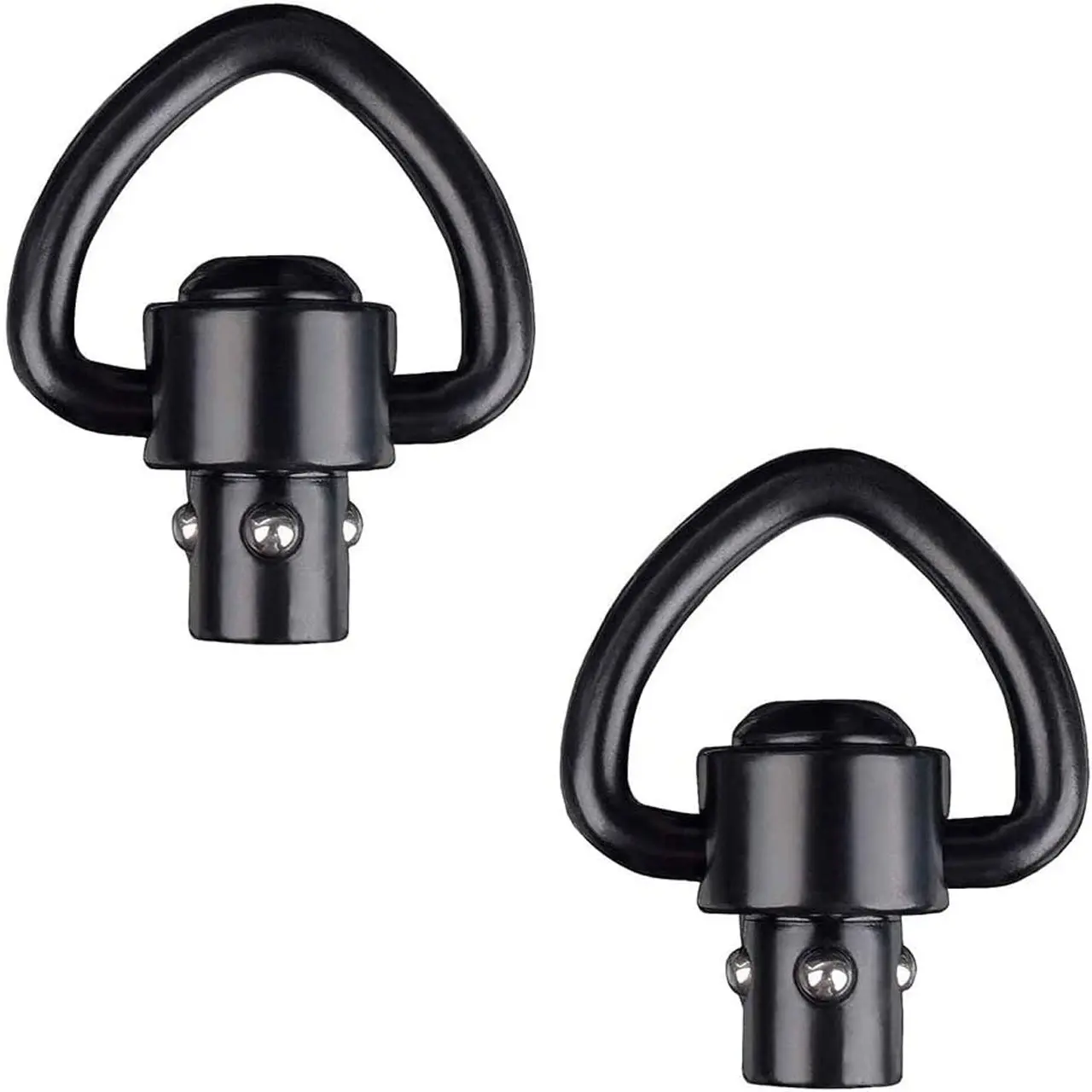 M-LOK Quick Release Sling Attachment, Stainless Steel & Zinc Alloy Floating QD Buckle, Black Outdoor Tactical Gear for Rifles and Pistols