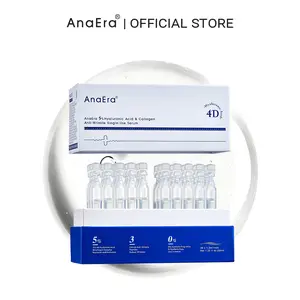 AnaEra Hydrating Serum | Hyaluronic Acid, Peptides, Collagen | Hydrate and Reduce Dry Fine lines | Simple, Portable, Pre-Makeup Skincare | 1.2ml x 30