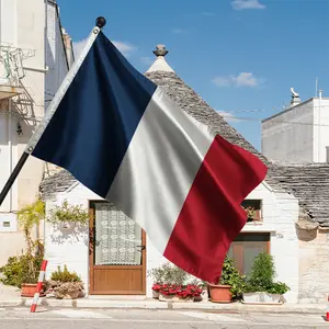 2x3ft / 3x5ft France National Flag - Blue White Red Vertical Stripes Polyester Banner for Outdoor Yard & Home Decor