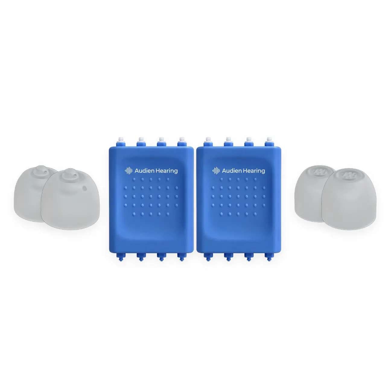 Audien Perfect Fit Dome Refill – Ear Domes + Wax Guard Tools for Atom Series Hearing Aids | 5 Styles, 5 Sizes