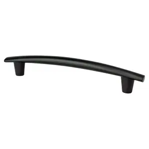 212 MAIN Berenson 160 mm Meadow Door Pull - Matte Black, Smooth Finish