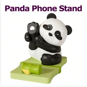 Phone Stand Holder,Chinese Panda , Resin Material, No Odor, Durable Design, Perfect for Home & Office Use, Enhance Your Space