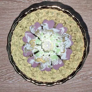 Glow-in-the-Dark Galloping Horses Jianzhan Teacup