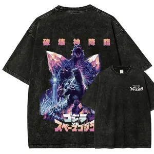 Godzilla Unisex Fit Washed T-Shirt