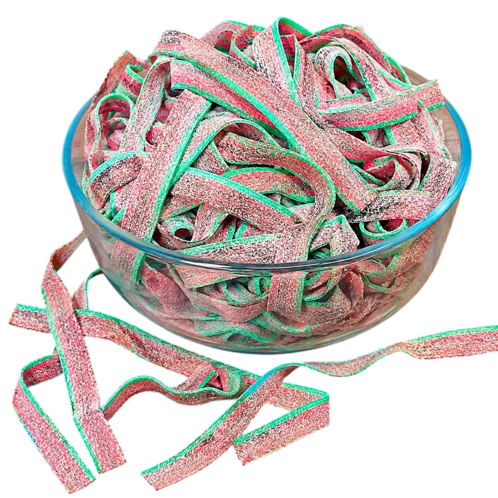 9" Watermelon Sour Belts | 32 oz (2 LB) Gelatin-Free - Bulk Candy - By Dorval