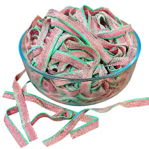 9" Watermelon Sour Belts | 32 oz (2 LB) Gelatin-Free - Bulk Candy - By Dorval