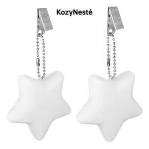 2Pcs Handbag Light, KozyNesté, Purse Light, Star Shape, Bag Hanging, Automatic Motion Sensor, Night Light for Women Ladies Girls, Battery,Giftts
