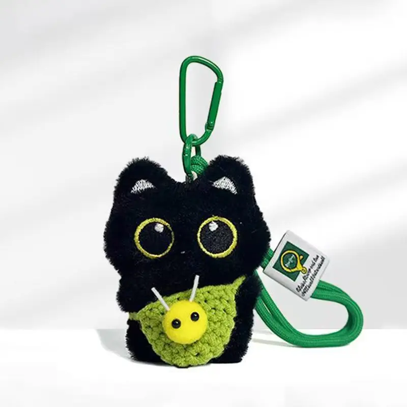 Cat Series Bag Charm Keychain Pendant, Charms for Bags, Charms for Purses, Casual Style Accessory, Compatible with Airline Tag Wallet, Perfect Gift for Bags and Backpacks, Purse Accessories