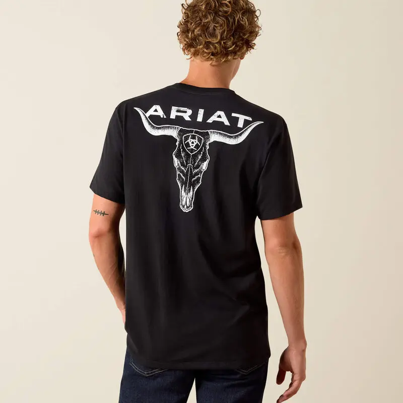 Ariat Mens Stipple Steer Classic Fit T-Shirt