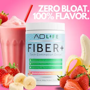 AD LIFE Fiber+ | Digestion Support with 12 Probiotic Strains & RS Technology- Zero Bloat