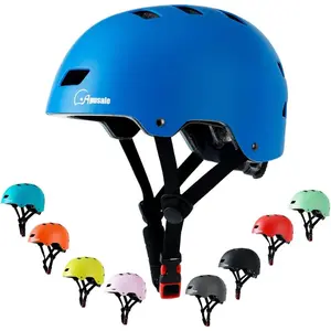 Adjustable Multi-Sport Bike & Skateboard Helmet 3 Sizes for All Age Groups