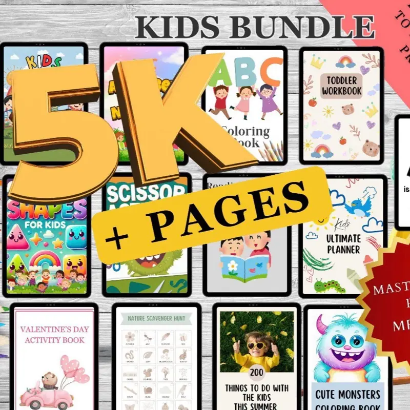 Kids Learning resources, Planners, Coloring Work Sheets