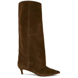 Steve Madden Luca Boot in Chestnut Suede