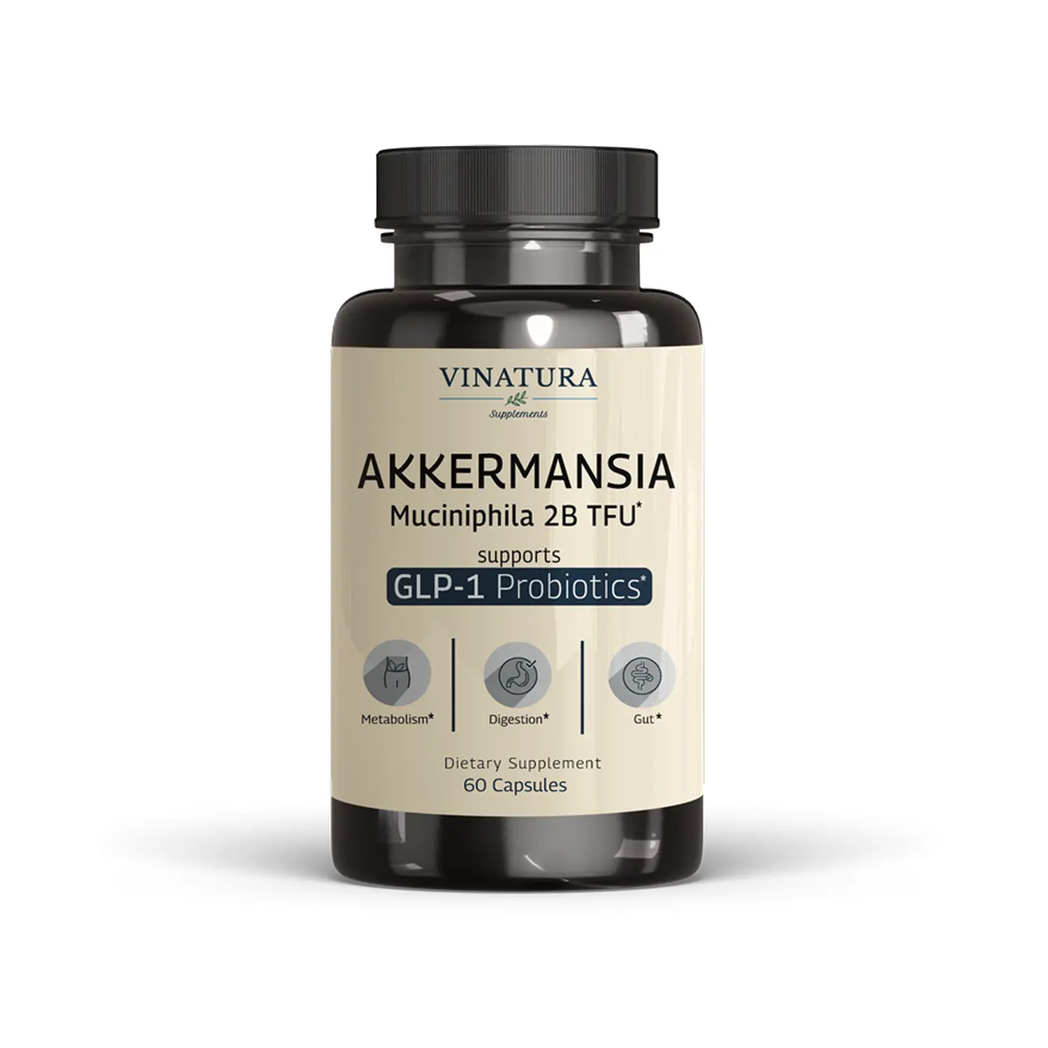 Akkermansia Probiotic - Akkermansia Munciniphila Supplement, GLP-1  Supplement - 60 Capsules - TikTok Shop
