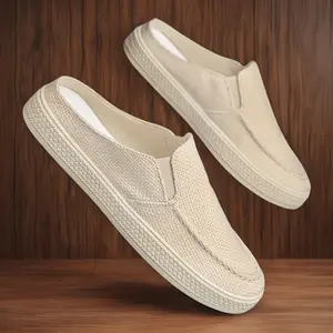 Men's Fashion Mueller Shoes Outdoor Comfort Indoor Slippers Solid Color Breathable Hollow Mueller Shoes Footwear Boy