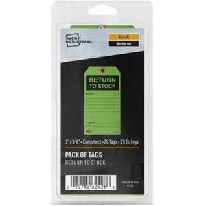 Avery AVE62428 Preprinted Inventory Tags, Green