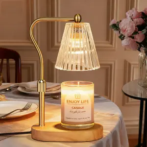 Candle Warmer Lamp with Timer and Dimmer Adjustable Height for Home Room Decor, Brithday Gifts for Women, Candle Warmer for Scented Jar Candles Mother's Day Gifts