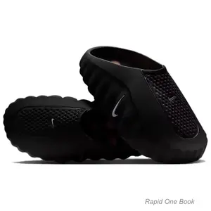 Mind 001 Black Chrome Stylish Comfortable Non-slip Durable Sports Slippers