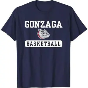 Gonzaga Bulldogs Basketball Navy Officially Licensed T-Shirt