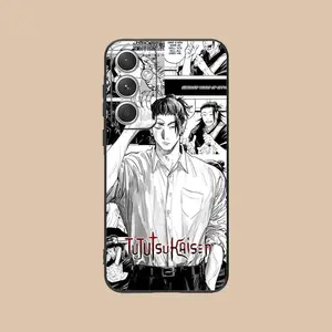 Jujutsu Kaisen Geto Suguru Phone Case for Samsung GalaxyS26 S25 S24 S23 S22 S21 A14 A15 A16 A35Plus FE Ultra Lite Black Pretty Luxury