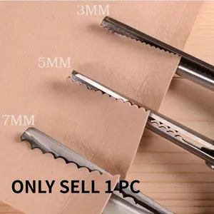 Comfortable Tailor Scissors - Stainless Steel Scissors, Available in 3mm, 5mm Tooth Pitches, with Rounded Serrated Blades, Suitable for Fabrics, Handicrafts, Sewing Supplies Crafts - Smooth Cutting Action, Comfortable Handle, Sewing Tools