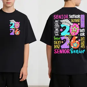 Retro Graduation 2026 T-shirt, Custom Class of 2026 Shirt, 2026 Graduate Shirt, High School Senior T-shirt, 2026 Senior T-shirt
