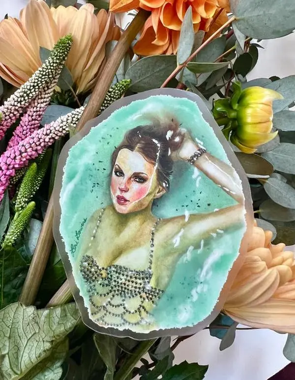 Bri Bowers  - Taylor Showgirl Sticker (Clear)