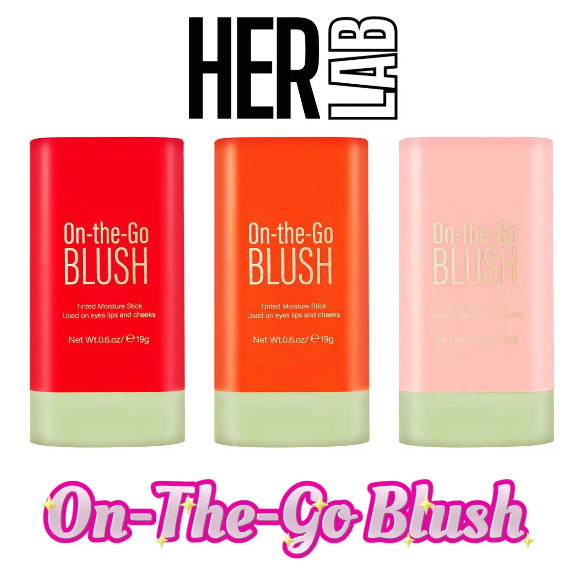 HER Lab On-The-Glow Blush Tinted Moisturiser Stick