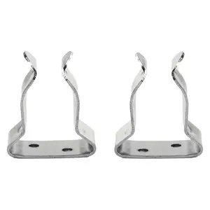 MARINE CITY 2 Pcs Storage Clips Stainless Steel – Spring Clamp Corrosion Resistant Holder for Boats, Yachts & Ships