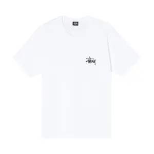 Stussy Basic Logo Tee 'White'
