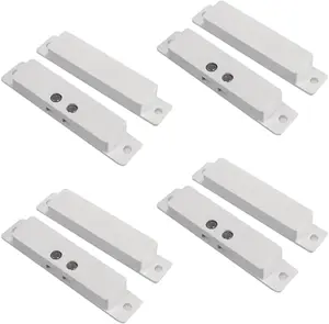 4 Sets NC Wired Door Alarm Magnetic Contact Sensor with Double Side Tape