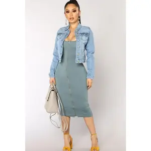 I'm So Basic Denim Jacket - Light Wash 9