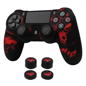 Laser Carving Soft Silicone Cover For PS4 Xbox One S Series X Controller Skin Case Gamepad Joystick Accessories Console Controller Accessories