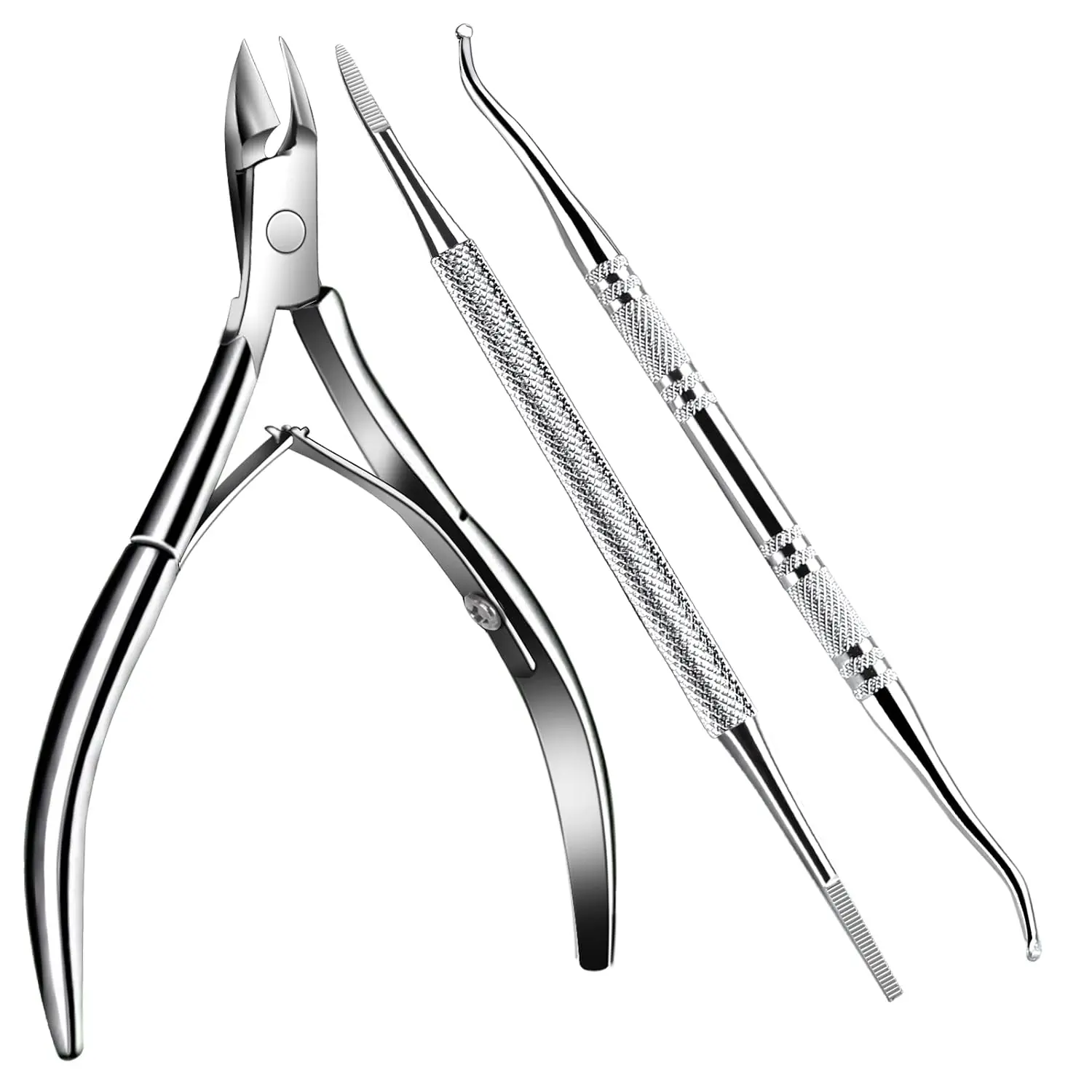 Teenitor Cuticle Trimmer Pedicure Tools for Feet, Ingrown Toenail Removal Kit, Stainless Steel Ingrown Toenail Clippers, Ingrown Toenail File and Lifters, Ingrown Toenail Treatment, Pedicure Kit