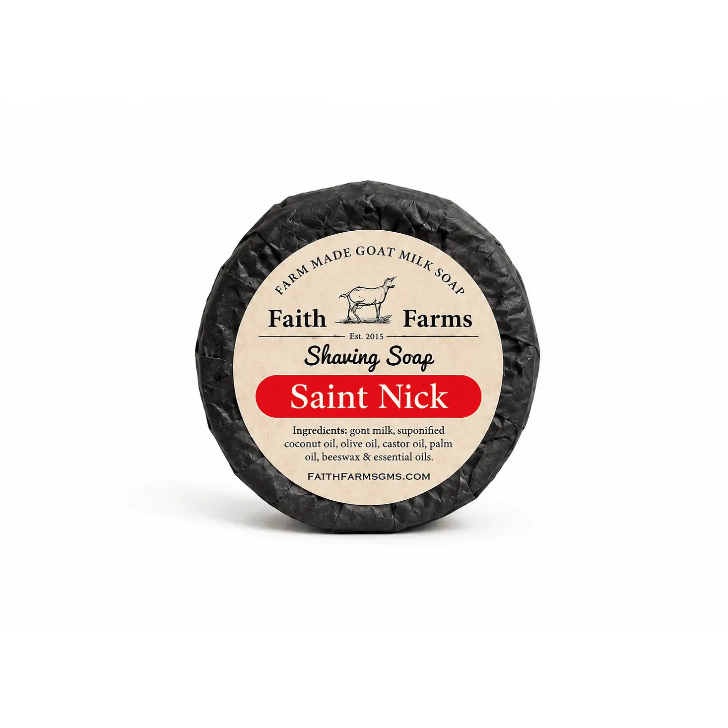 Saint Nick Men's Goat Milk Shaving Soap