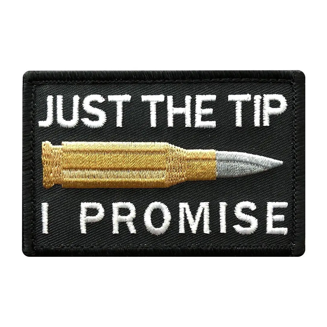 Just The Tip I Promise Hook Fastener Patch (3.0 X 2.0-MTT13)
