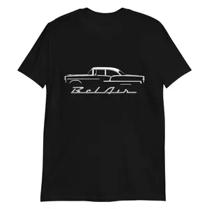1955 Chevy 55 Belair Bel Air Antique Collector Car Gift T-Shirt Hoodie Sweatshirt