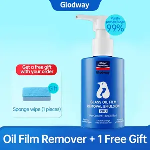 [Glodway]Glass Cleaner for Car Microcrystalline Abrasion 99% Oil Film Removal Visible Safe Professional Glass Cleaning Solution Car Detailing Accessories Car Detailing Products